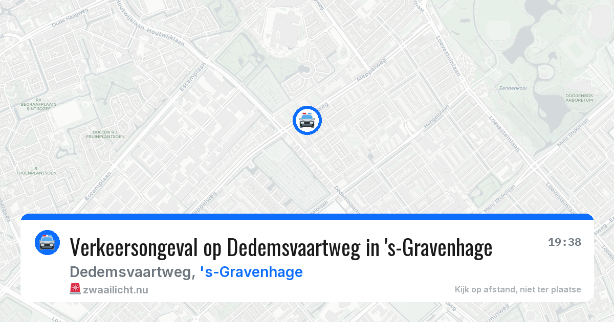 Verkeersongeval op Dedemsvaartweg in 's-Gravenhage — 13 mei 2026