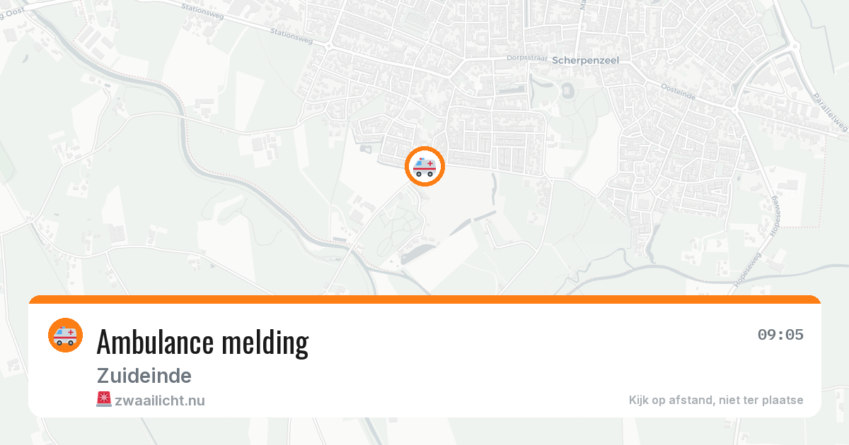 Ambulance melding — 12 mei 2026