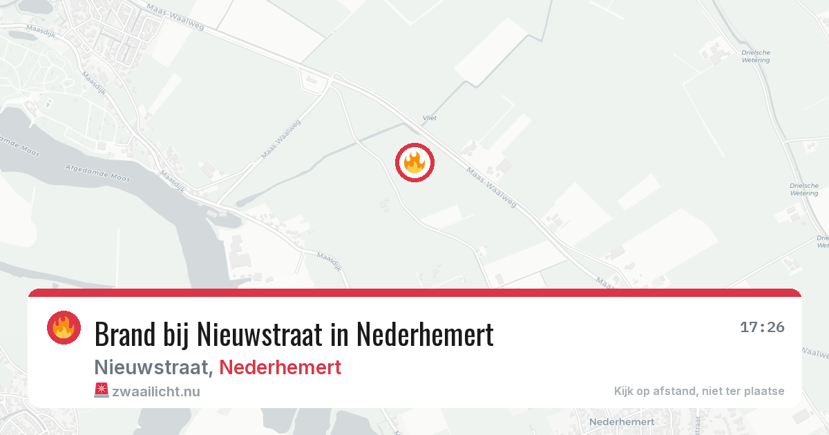 Brand bij Nieuwstraat in Nederhemert — 3 mei 2026