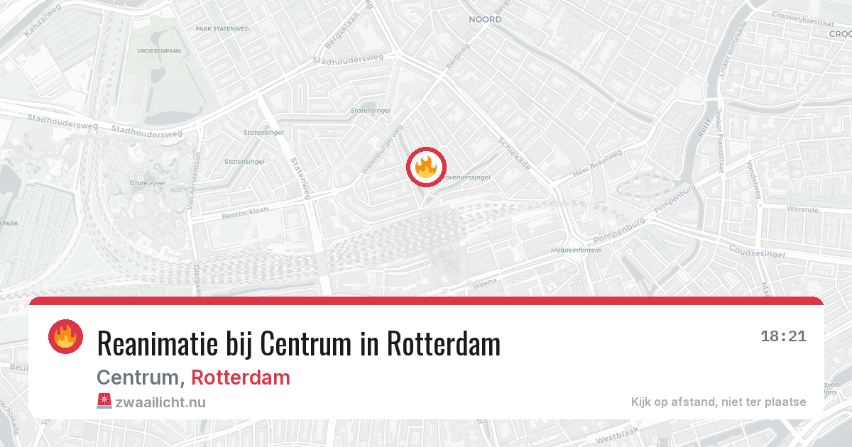 Reanimatie bij Centrum in Rotterdam — 19 jul 2026