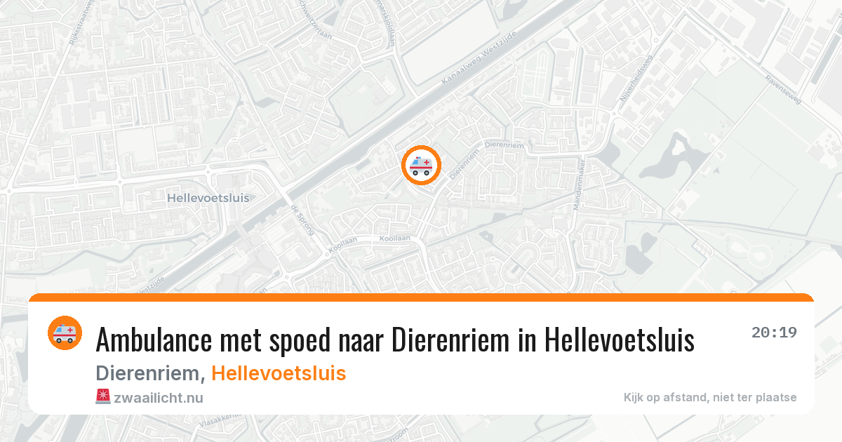 Ambulance met spoed naar Dierenriem in Hellevoetsluis — 2 jun 2026