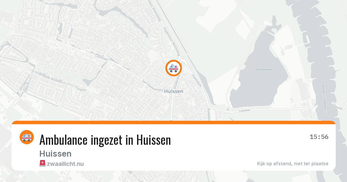 Ambulance ingezet in Huissen — 16 jul 2026