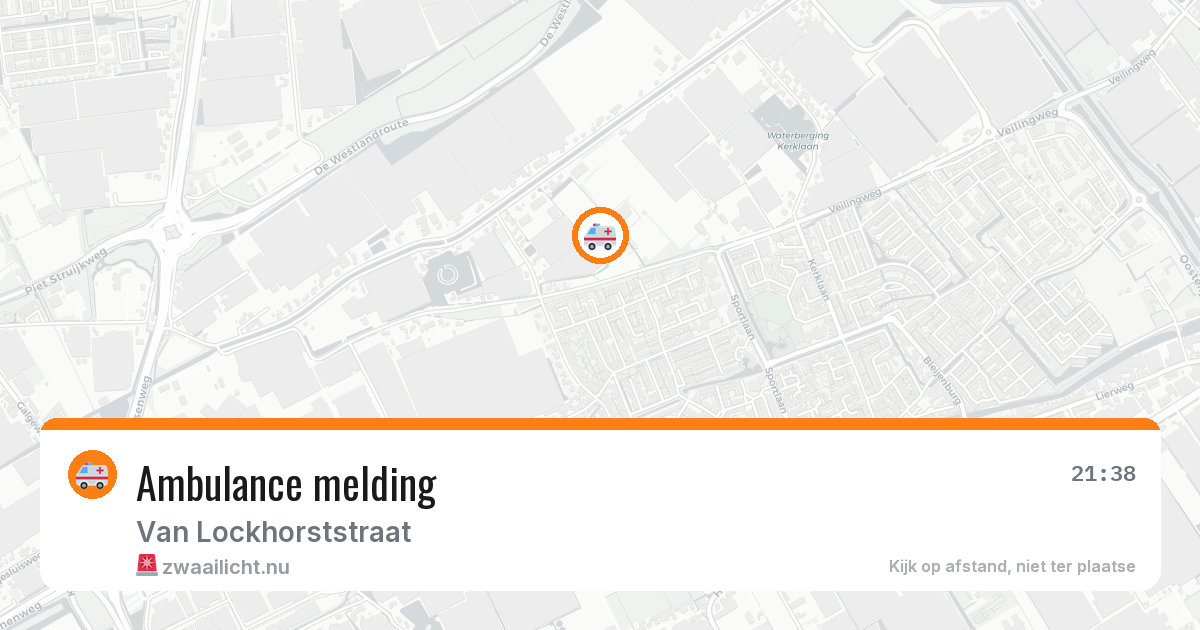 Ambulance melding — 21 apr 2026