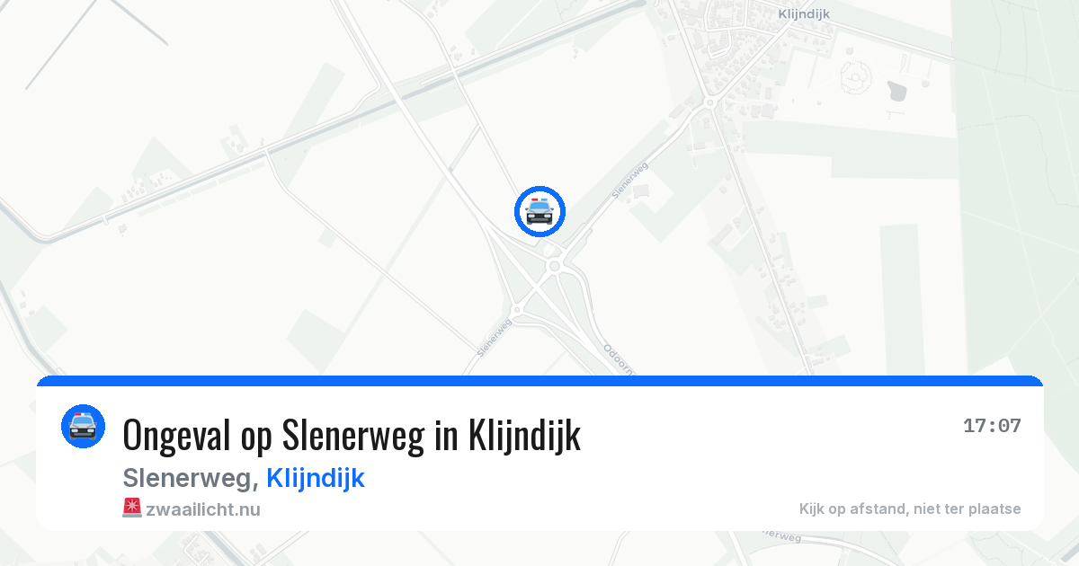 Ongeval op Slenerweg in Klijndijk — 1 mei 2026