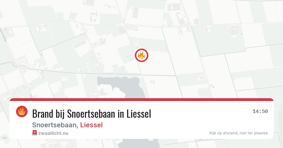 Brand bij Snoertsebaan in Liessel — 4 jun 2026