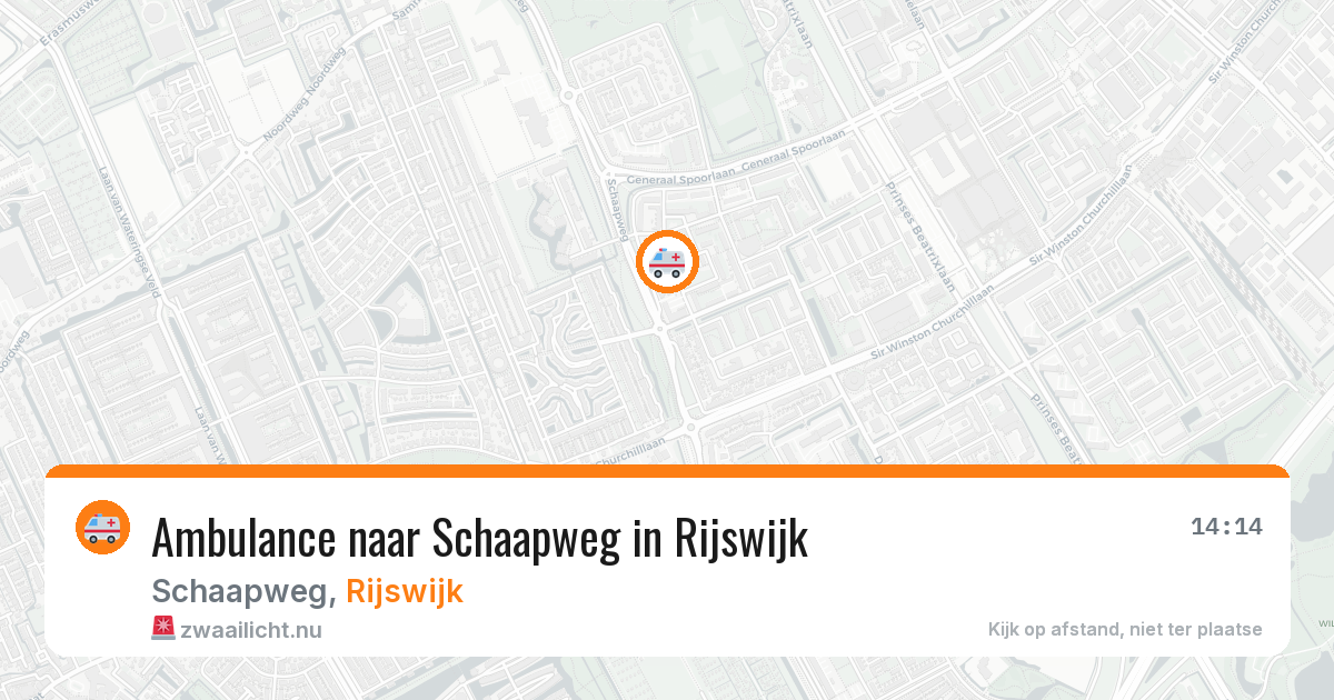 Ambulance naar Schaapweg in Rijswijk — 11 jul 2026