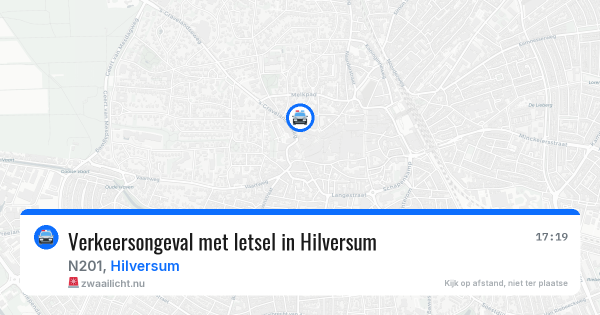 Verkeersongeval met letsel in Hilversum — 1 jun 2026