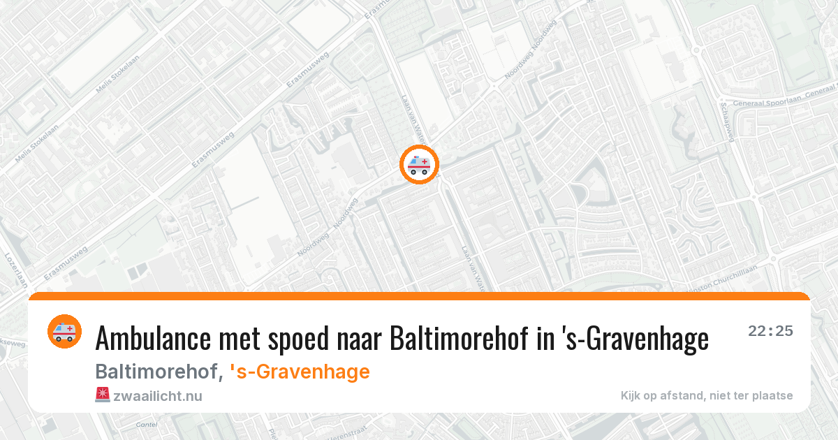 Ambulance met spoed naar Baltimorehof in 's-Gravenhage — 17 jun 2026