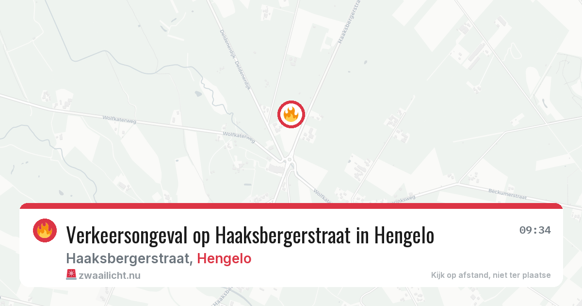 Verkeersongeval op Haaksbergerstraat in Hengelo — 10 mrt 2026
