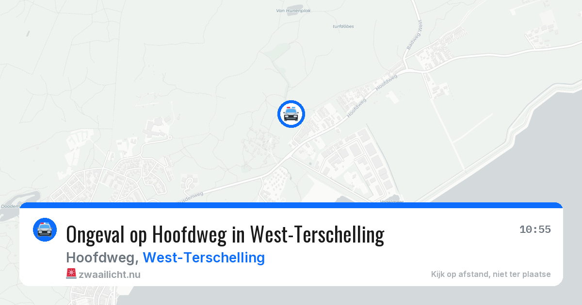 Ongeval op Hoofdweg in West-Terschelling — 14 jun 2026