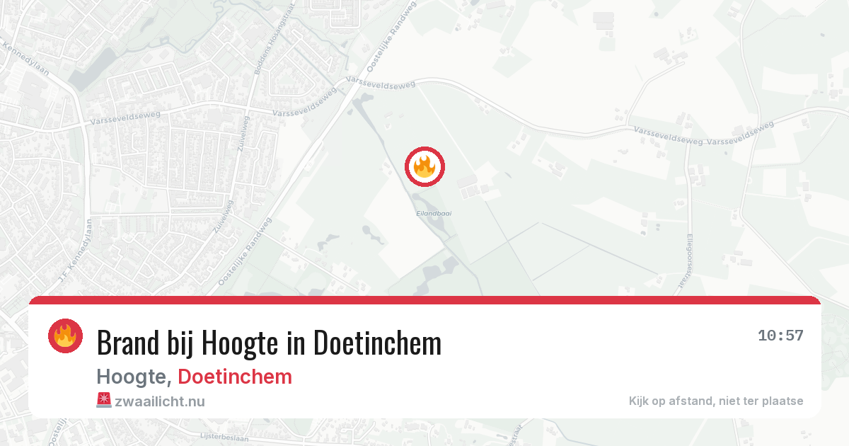 Brand bij Hoogte in Doetinchem — 1 jun 2026