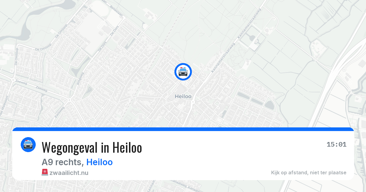 Wegongeval in Heiloo — 5 jun 2026