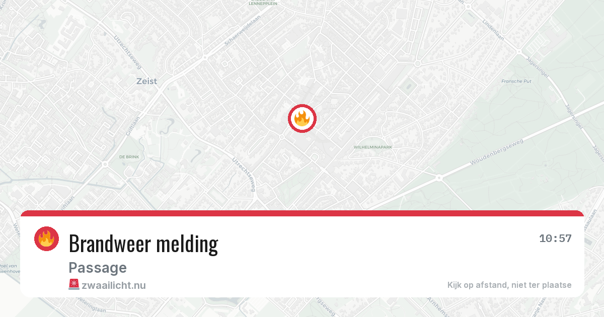 Brandweer melding — 22 mrt 2026