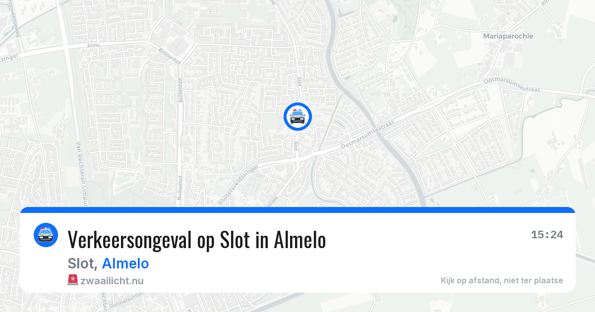 Verkeersongeval op Slot in Almelo — 3 feb 2026