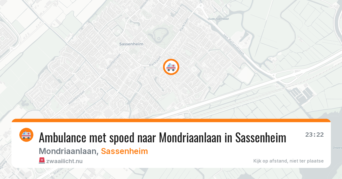 Ambulance met spoed naar Mondriaanlaan in Sassenheim — 28 jan 2026