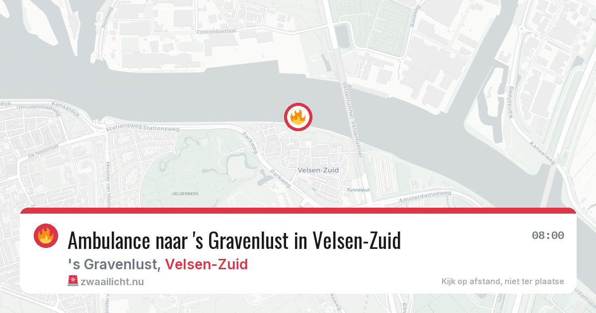 Ambulance naar 's Gravenlust in Velsen-Zuid — 5 feb 2026