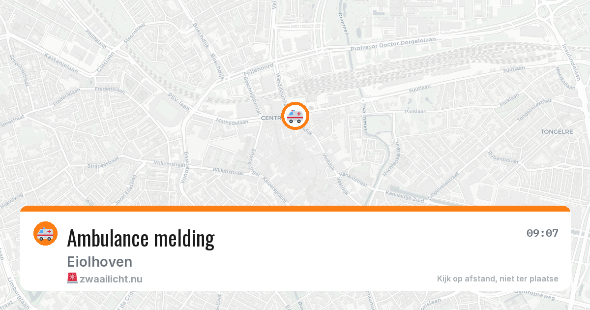 Ambulance melding — 9 apr 2026