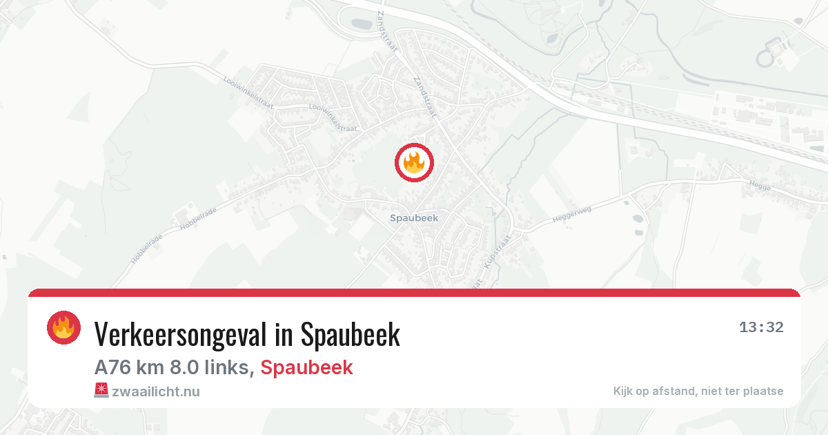 Verkeersongeval in Spaubeek — 2 feb 2026