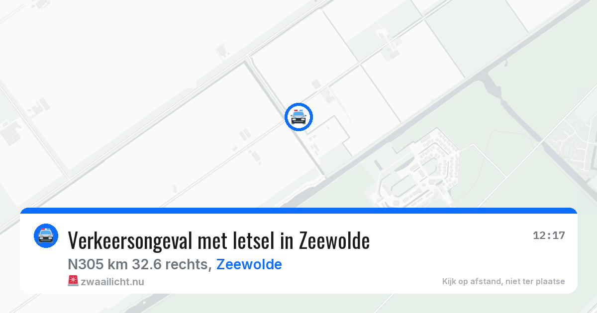 Verkeersongeval met letsel in Zeewolde — 14 apr 2026
