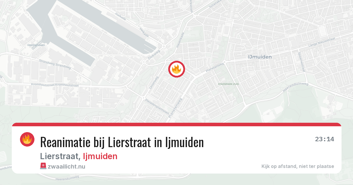 Reanimatie bij Lierstraat in Ijmuiden — 10 jul 2026