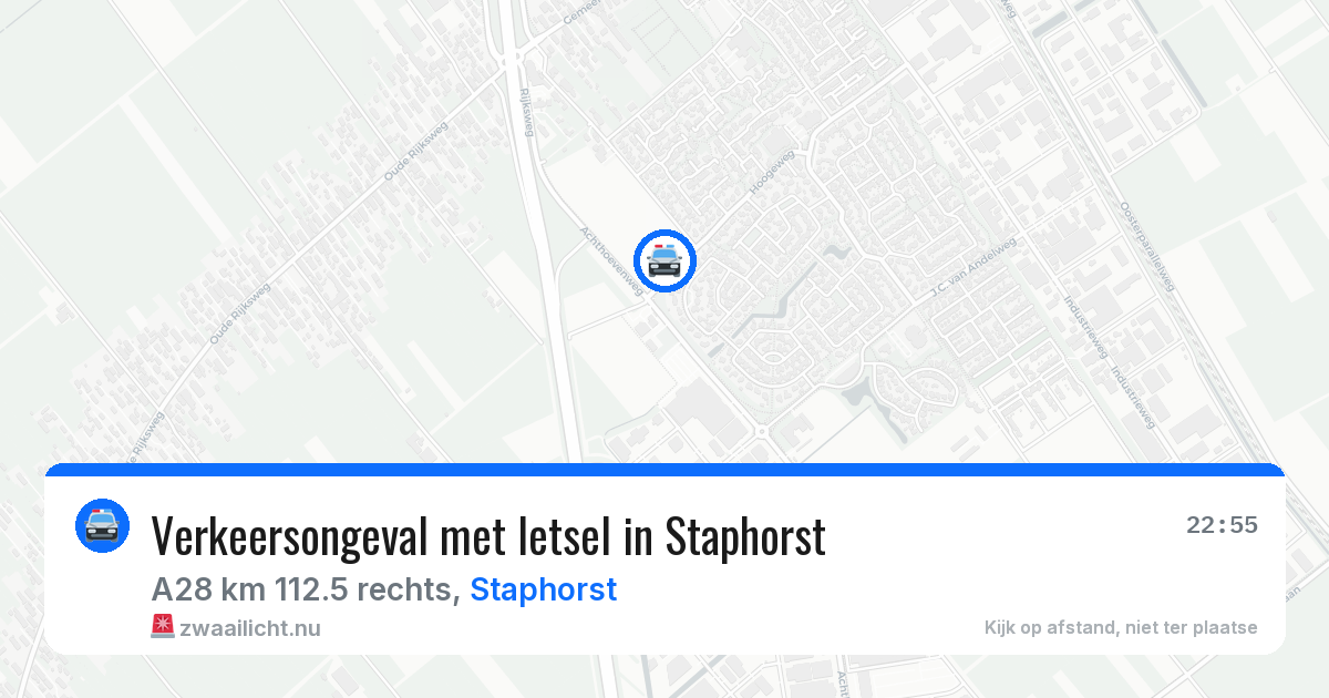 Verkeersongeval met letsel in Staphorst — 5 jun 2026