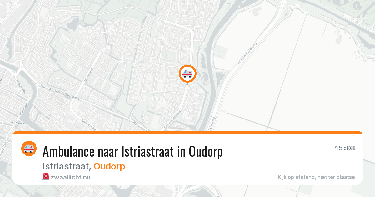 Ambulance naar Istriastraat in Oudorp — 19 mei 2026