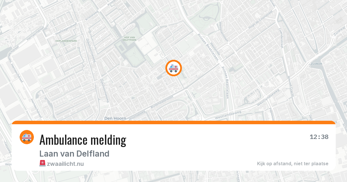 Ambulance melding — 1 feb 2026