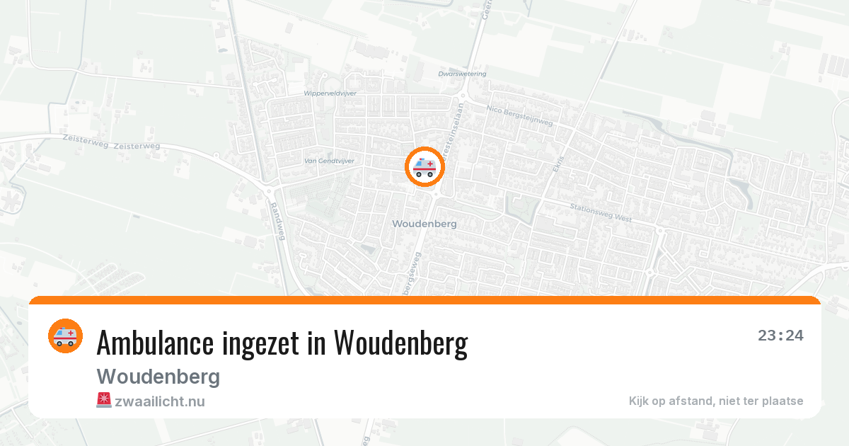 Ambulance ingezet in Woudenberg — 16 jul 2026