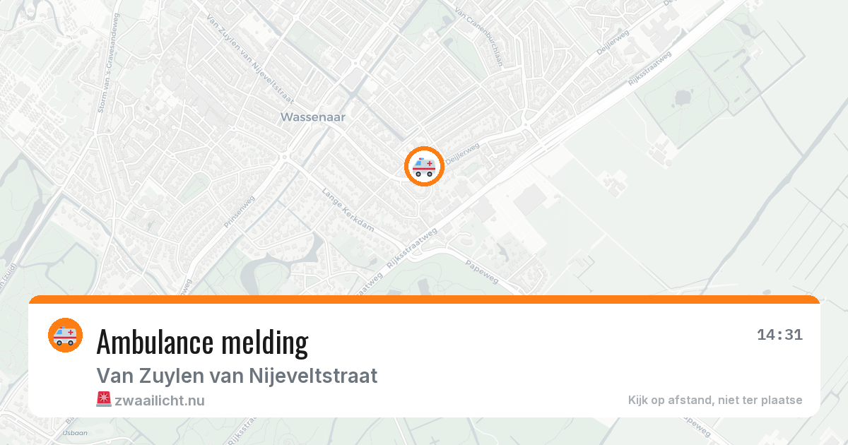 Ambulance melding — 3 feb 2026