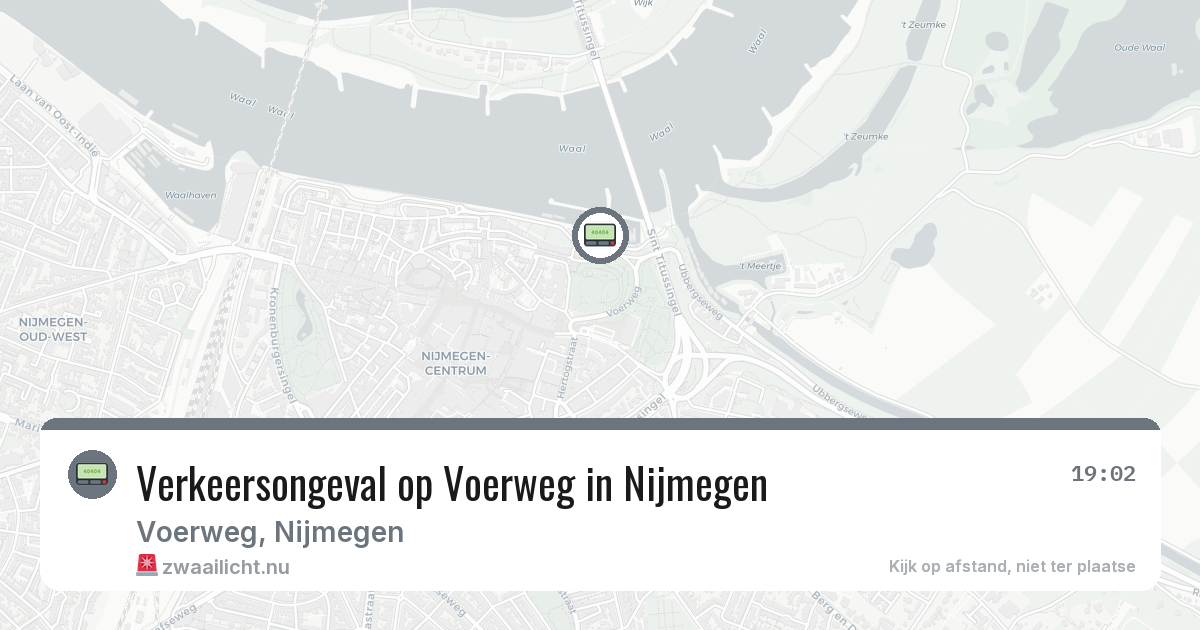 Verkeersongeval op Voerweg in Nijmegen — 11 jul 2026