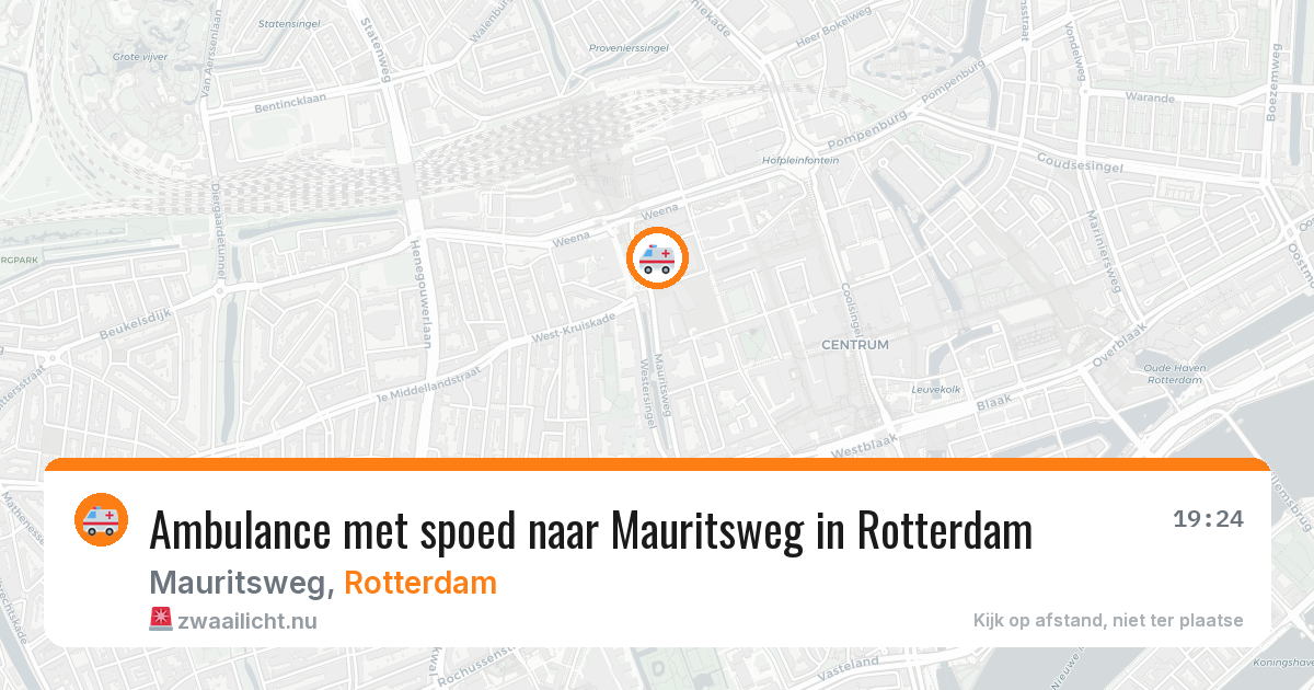 Ambulance met spoed naar Mauritsweg in Rotterdam — 2 feb 2026