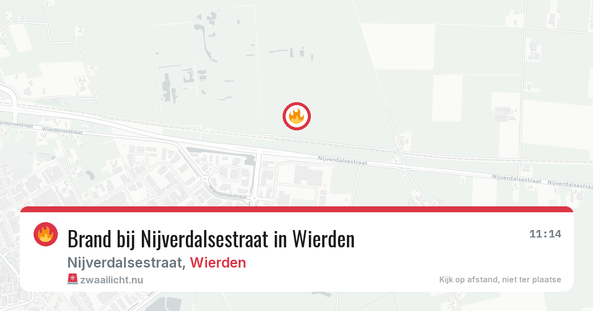 Brand bij Nijverdalsestraat in Wierden — 10 jul 2026