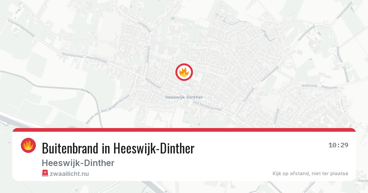 Buitenbrand in Heeswijk-Dinther — 3 apr 2026