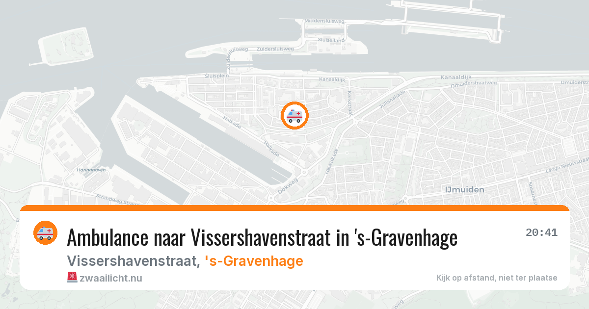 Ambulance naar Vissershavenstraat in 's-Gravenhage — 13 feb 2026