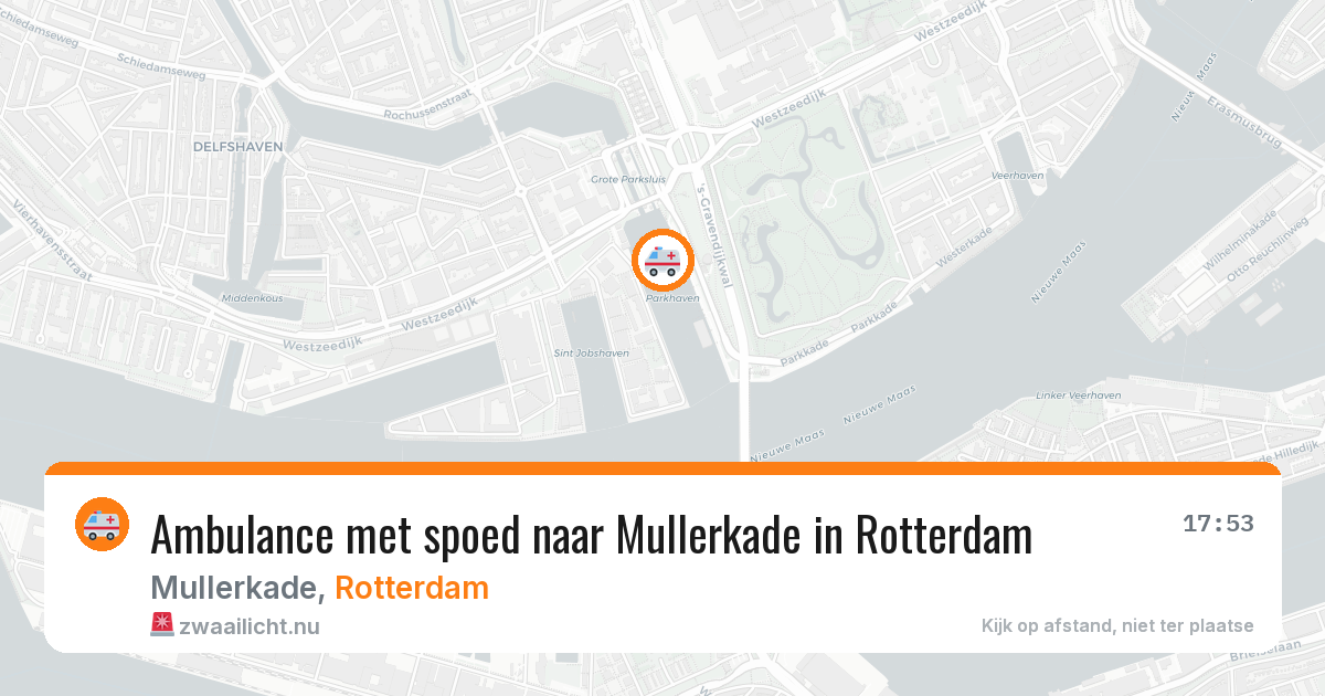 Ambulance met spoed naar Mullerkade in Rotterdam — 3 mrt 2026