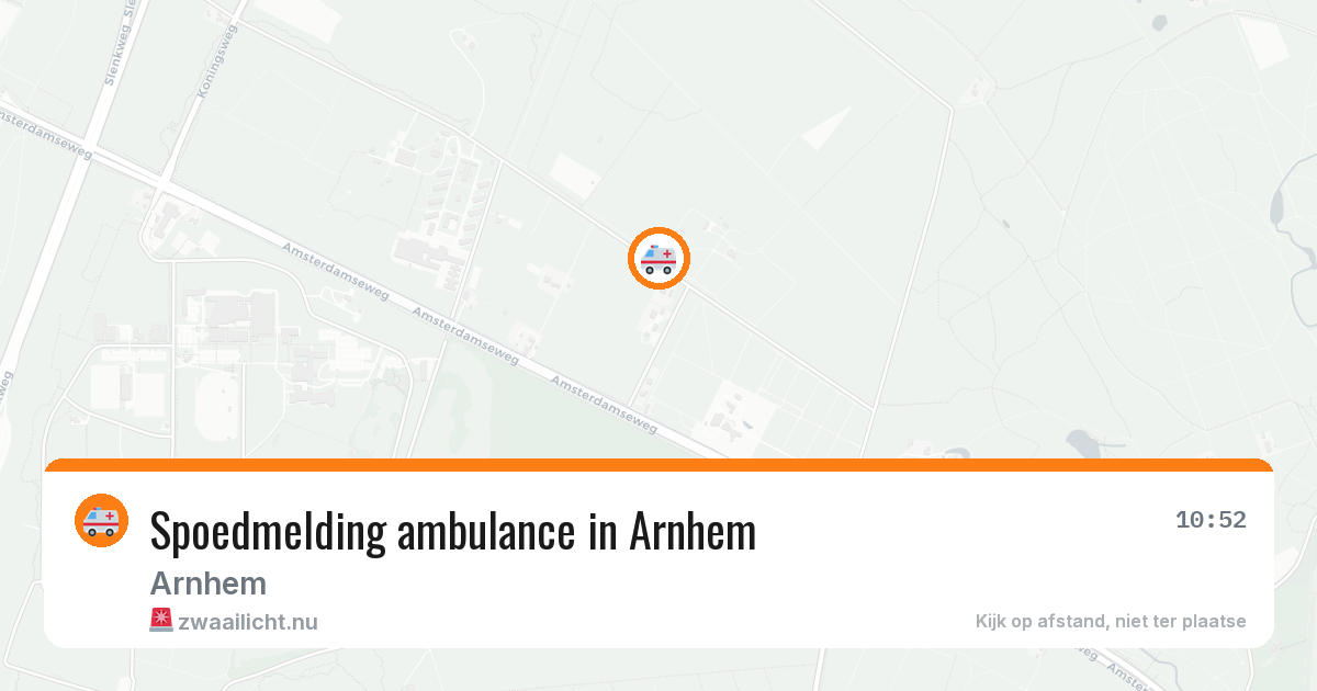 Spoedmelding ambulance in Arnhem — 25 jan 2026