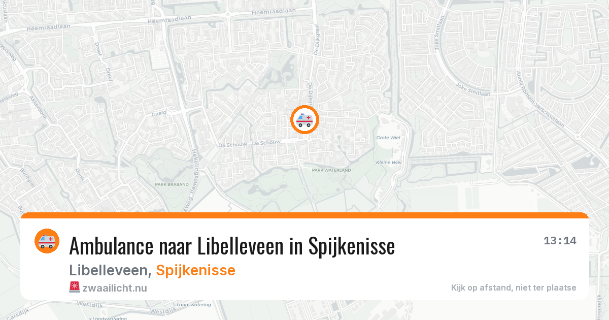 Ambulance naar Libelleveen in Spijkenisse — 21 jul 2026