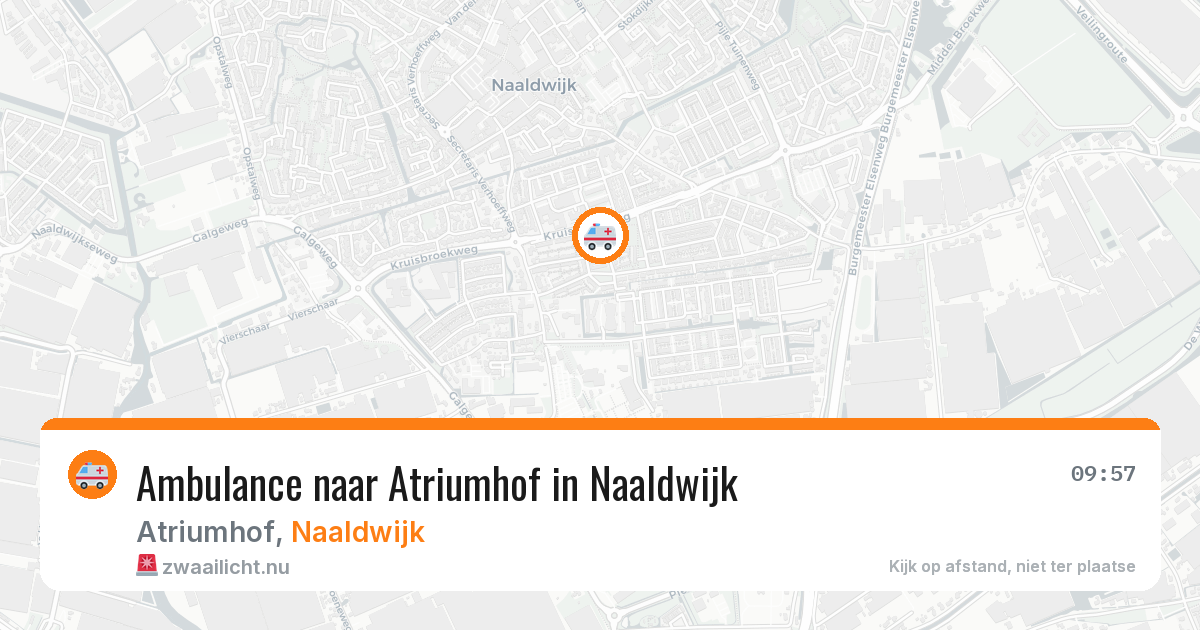 Ambulance naar Atriumhof in Naaldwijk — 26 jul 2026