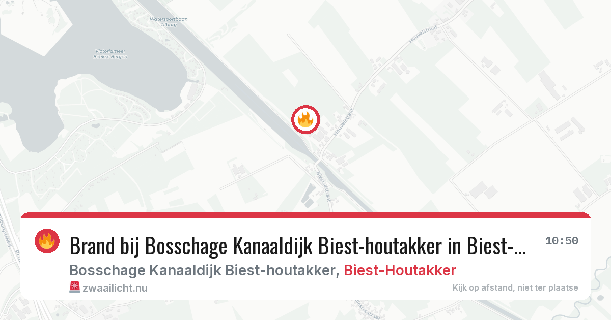 Brand bij Bosschage Kanaaldijk Biest-houtakker in Biest-Houtakker — 11 jul 2026