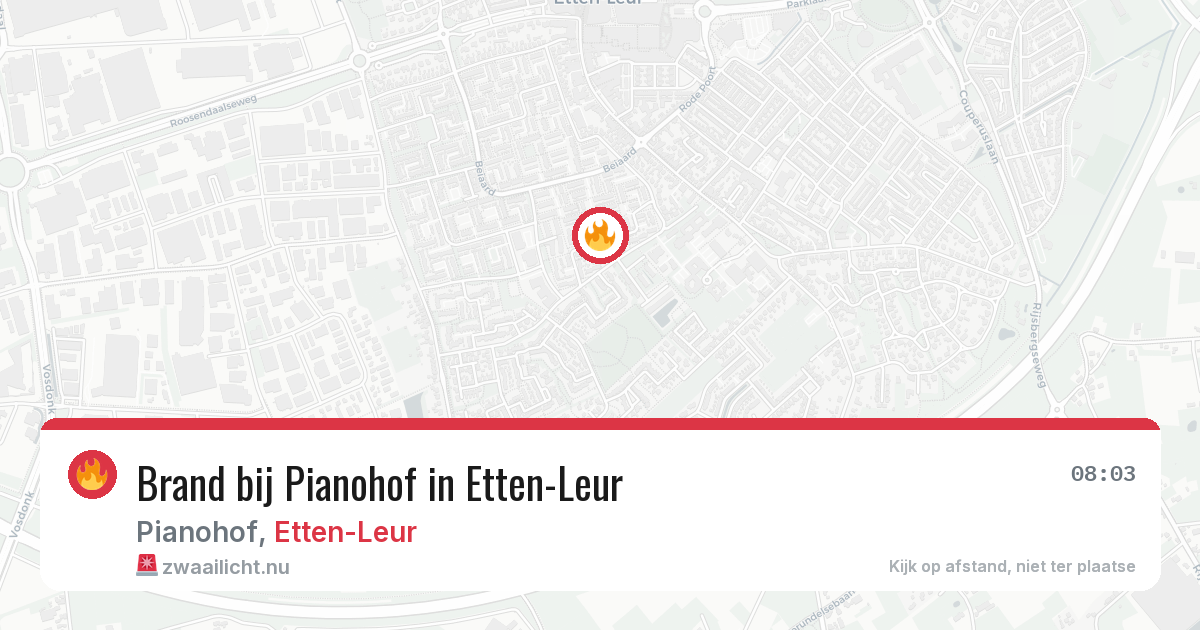 Brand bij Pianohof in Etten-Leur — 29 mei 2026