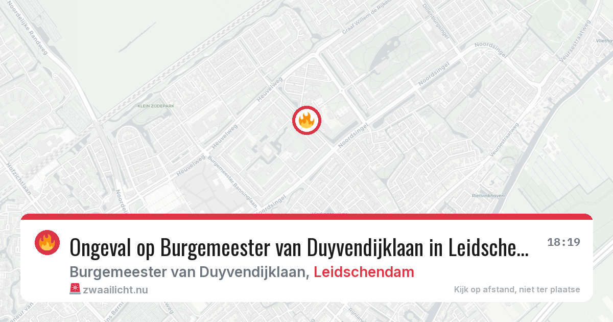 Ongeval op Burgemeester van Duyvendijklaan in Leidschendam — 11 mei 2026