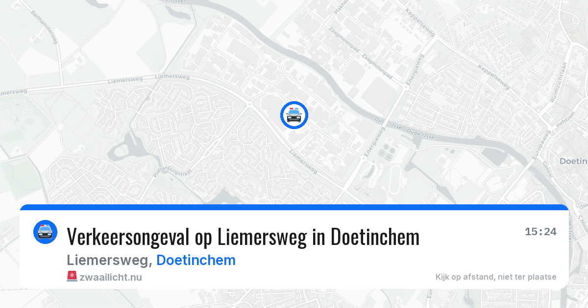 Verkeersongeval op Liemersweg in Doetinchem — 24 jul 2026
