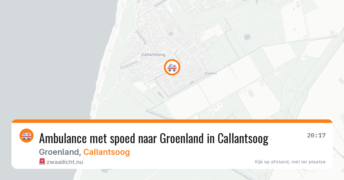 Ambulance met spoed naar Groenland in Callantsoog — 14 jul 2026