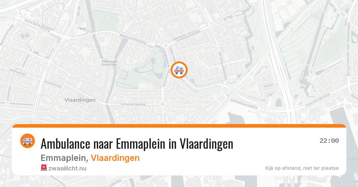 Ambulance naar Emmaplein in Vlaardingen — 2 apr 2026