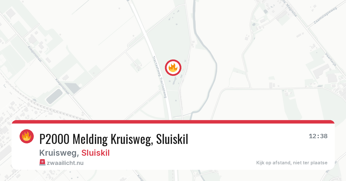 P2000 Melding Kruisweg, Sluiskil — 7 apr 2026