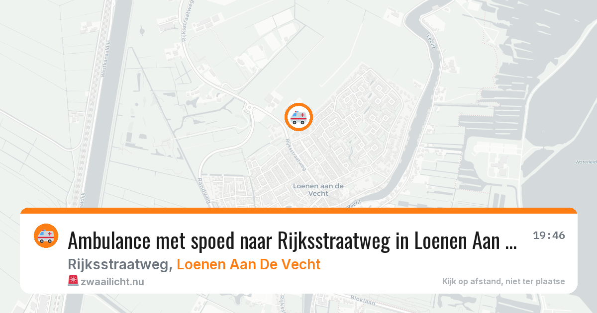 Ambulance met spoed naar Rijksstraatweg in Loenen Aan De Vecht — 30 jan 2026