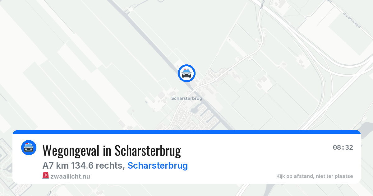 Wegongeval in Scharsterbrug — 14 apr 2026
