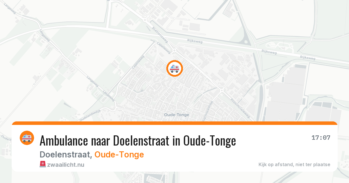 Ambulance naar Doelenstraat in Oude-Tonge — 24 mrt 2026