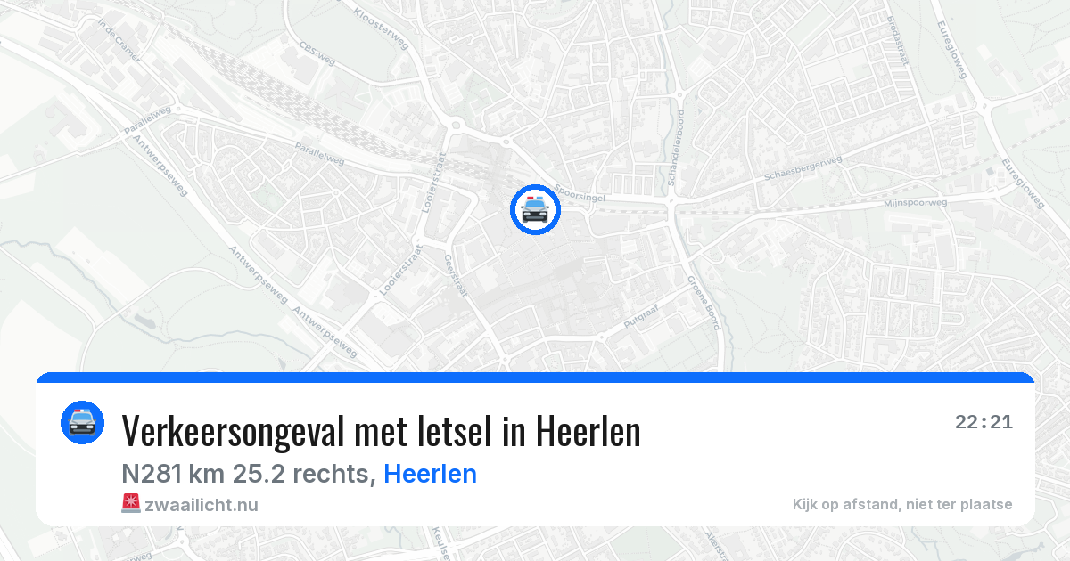 Verkeersongeval met letsel in Heerlen — 4 jun 2026