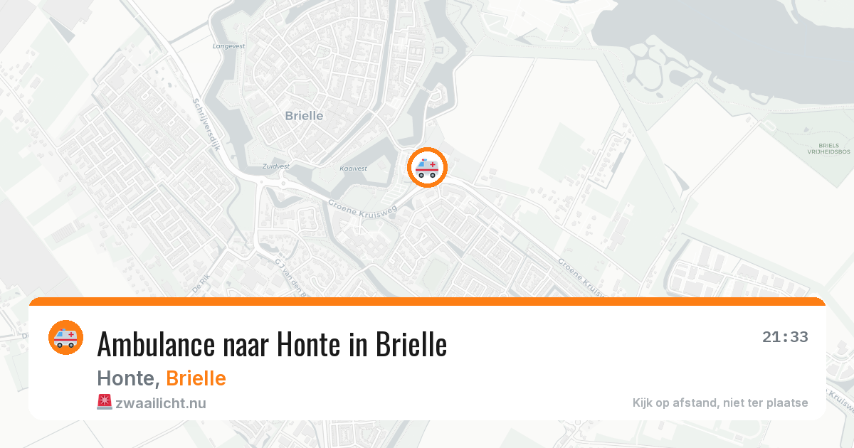 Ambulance naar Honte in Brielle — 5 apr 2026